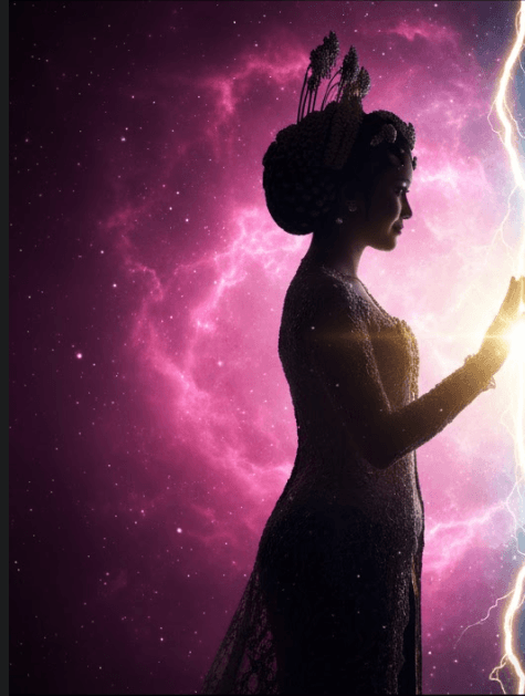 Indonesian bride smiling